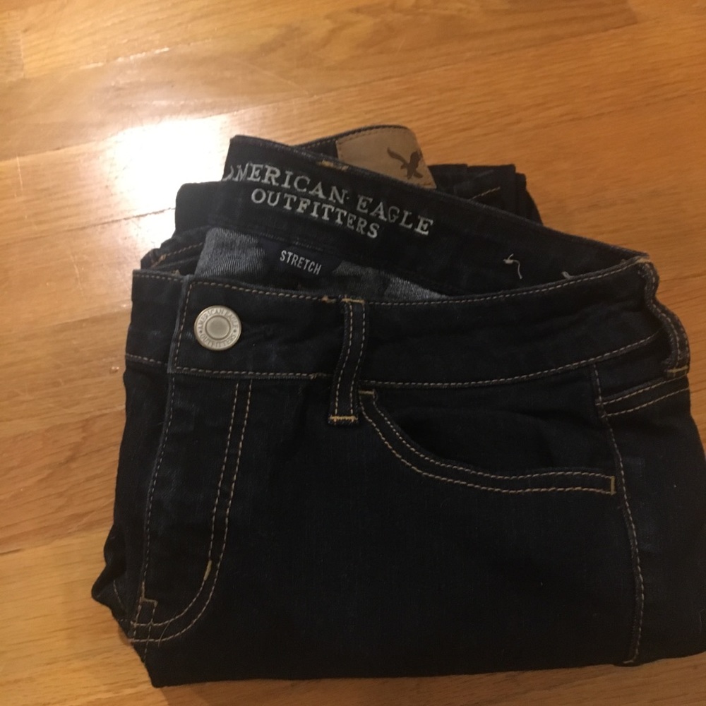 Dark Wash American Eagle Outfitters Jeans